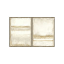FRAMED CANVAS PRINTING, SET OF 2PCS
