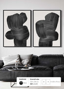 HEAVY TEXTURE PAINTING, SET OF 2PCS