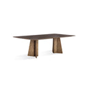 MESA DE COMEDOR VENUS, TOPE MARRON