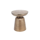 MESA AUXILIAR DE ALUMINIO LATÓN ANTIGUO