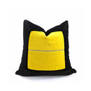 COJIN TERCIOPELO DE ALGODON, YELLOW