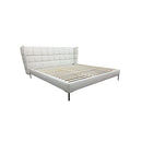 CAMA QUEEN VENETIA EN TELA BEIGE