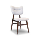 SILLA DE COMEDOR ACABADO DE MADERA HS503 Y TELA BEIGE