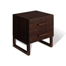 MESA DE NOCHE EN ACABADO MADERA SEMI GLOSS