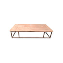 MESA DE CENTRO ACABADO EN MADERA