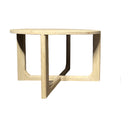 MESA DE CENTRO EN MADERA NATURAL