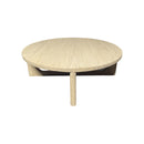 MESA DE CENTRO EN MADERA NATURAL