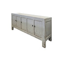 GABINETE EN ACABADO DE MADERA BLANCA VINTAGE