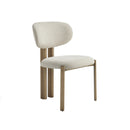 SILLA DE COMEDOR EN TELA TEXTURIZADA