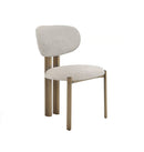 SILLA DE COMEDOR EN TELA TEXTURIZADA