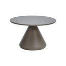 MESA DE CENTRO DE EXTERIOR GRIS CHAMPAN