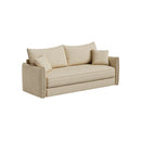 SOFA CAMA EN TELA CREMA