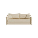 SOFA CAMA EN TELA CREMA