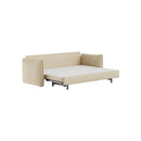 SOFA CAMA EN TELA CREMA