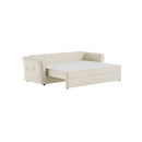 SOFA CAMA EN TELA BEIGE