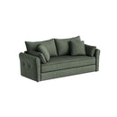 SOFA CAMA EN TELA VERDE