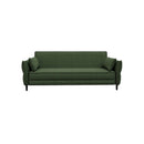 SOFA CAMA EN TELA VERDE