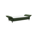 SOFA CAMA EN TELA VERDE