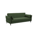 SOFA CAMA EN TELA VERDE