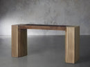CONSOLA EN ACABADO MADERA