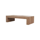 MESA DE CENTRO EN ACABADO DE MADERA