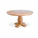 ***MESA DE COMEDOR REDONDA CON PEDESTAL