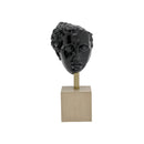ESCULTURA DE ROSTRO NEGRA