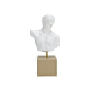 ESCULTURA DE BUSTO BLANCA