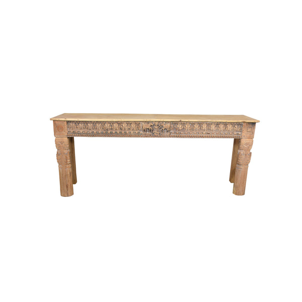 WOODEN CONSOLE TABLE