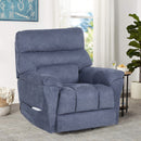 BUTACA RECLINABLE ELECTRICA EN TELA AZUL