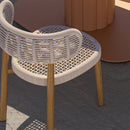 SILLA DE COMEDOR DE EXTERIOR SHELL, ARENA HF-006