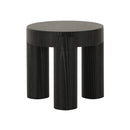 MESA LATERAL ACABADO DE EN MADERA NEGRA