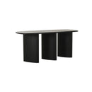 MESA DE BAR ACABADO DE MADERA NEGRA