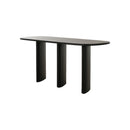 MESA DE BAR ACABADO DE MADERA NEGRA