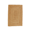 HANDMADE JUTE AND JUTE, BRAIDED, REQTANGLE DURRIE
