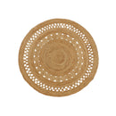 HANDMADE JUTE AND JUTE, BRAIDED, ROUND DURRIE