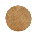 HANDMADE JUTE AND JUTE, BRAIDED, ROUND DURRIE