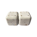 DADOS DE MARMOL SET DE 2
