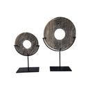 SET DE 2 DISCOS DECORATIVOS DE MÁRMOL