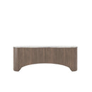 CREDENZA TOPE ESTILO MARMOL Y ACABADO DE MADERA CON PATAS DORADAS
