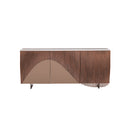 CREDENZA TOPE ESTILO MARMOL Y ACABADO DE MADERA