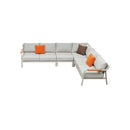 SOFA SECCIONAL DE EXTERIOR VISCOUNTI 4PCS