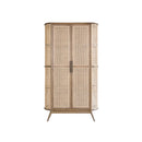 ***GABINETE EN ACABADO DE MADERA Y PAJILLA