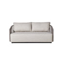 SOFA DE EXTERIOR DE DOS ASIENTOS EN TELA BEIGE Y CUERDA TAUPE