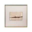 RICE PAPER, MOSAIC, GOLD FOIL, LINEN BOTTOM 6612 GOLD