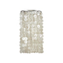 LAMPARA COLGANTE DE CONCHAS