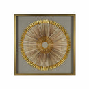 CUADRO DE TÉCNICA MIXTA DORADO