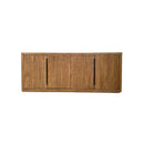 GABINETE DE CUATRO PUERTAS ACABADO EN MADERA
