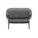 SOFA DE EXTERIOR PROVENCE DE DOS ASIENTOS EN TELA GRIS