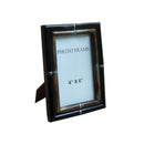 THIN BORDER FRAME BLACK OUTER BROWN INNER PIPER 4X6X1"